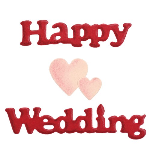 N42 239 Wonderhouse 刀模happy Wedding